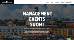 Desktop Screenshot of managementevents.fi