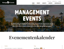 Tablet Screenshot of nl.managementevents.com