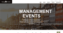 Desktop Screenshot of managementevents.dk