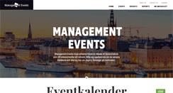 Desktop Screenshot of managementevents.se