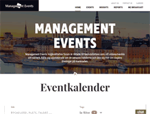 Tablet Screenshot of managementevents.se